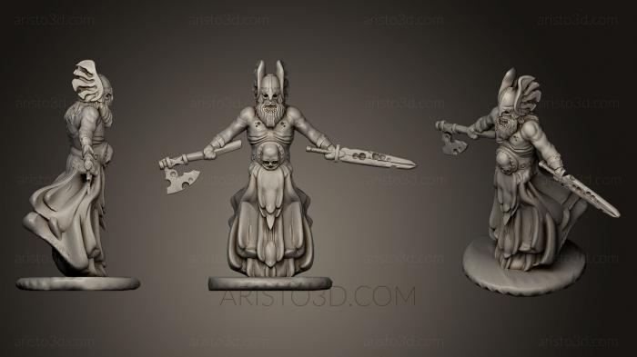 Figurines heroes, monsters and demons (STKM_0444) 3D model for CNC machine